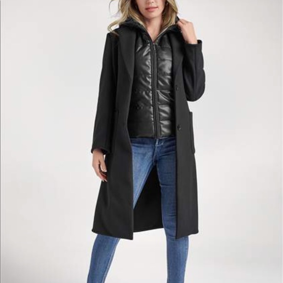 VENUS Layered Coat And Vest Set - Picture 7 of 7